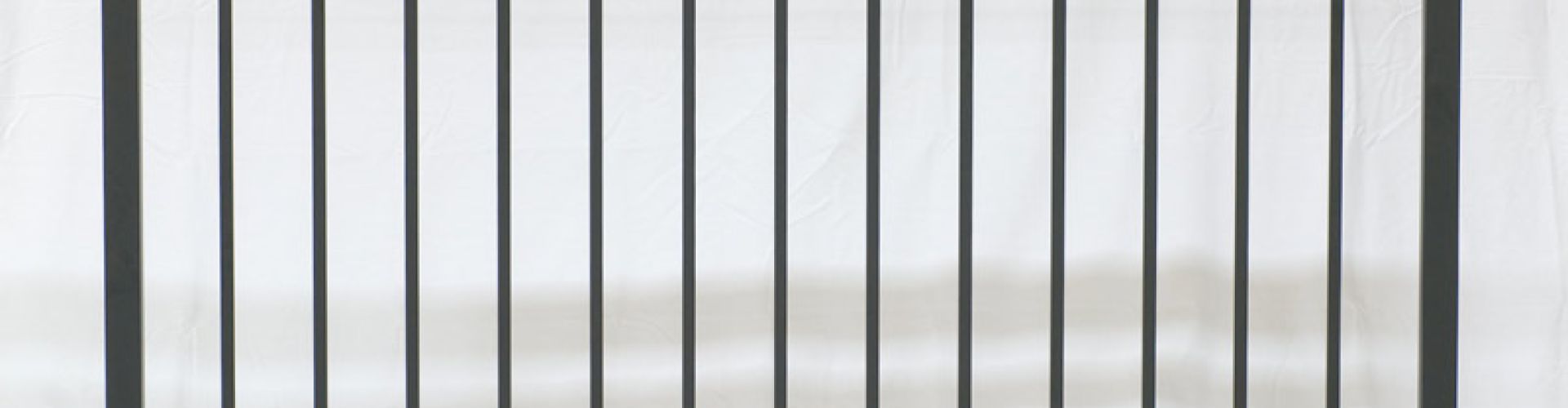 Welded mid rail with continuous picket railing