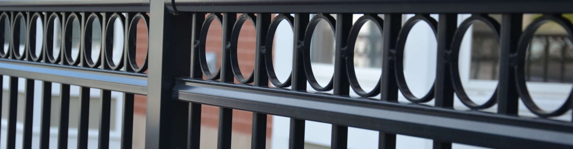 Decorative picket railing mid rail