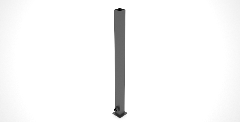 DekSmart Aluminum 2.5 inch post.
