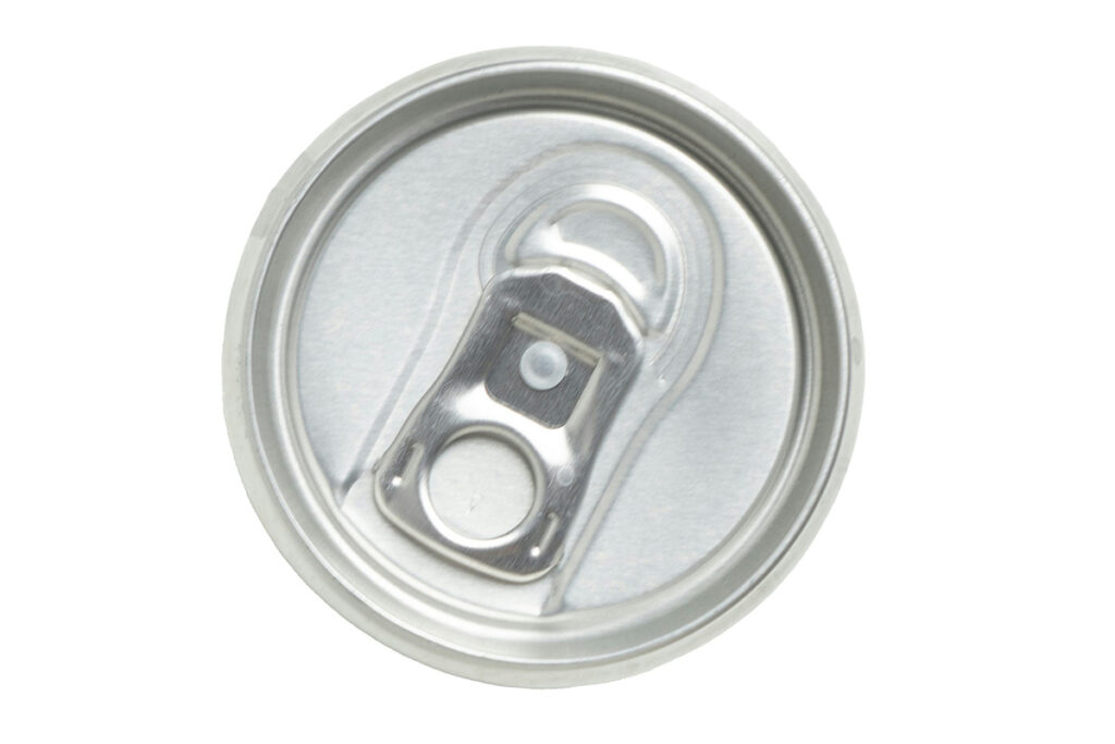 recycled aluminum beverage can